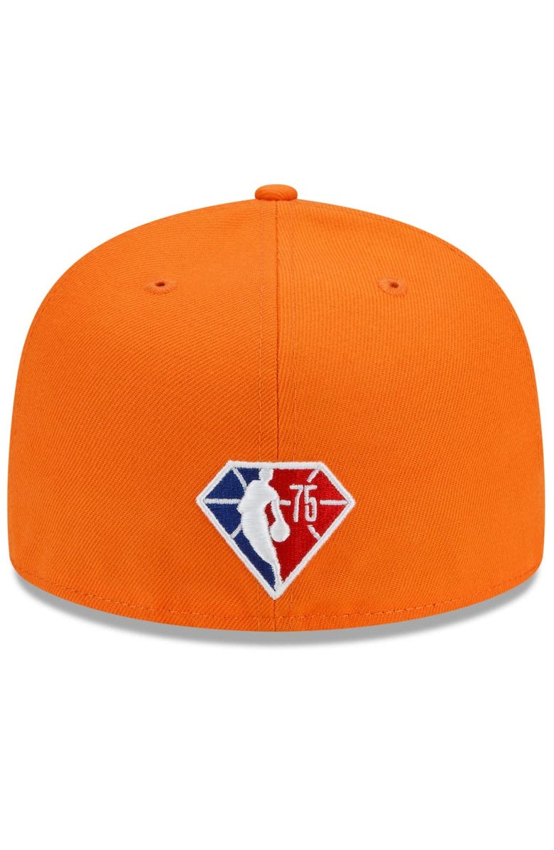New Era Men's New Era Orange Orlando Magic 2021/22 City Edition Alternate 59FIFTY Fitted Hat, Alternate, color, 