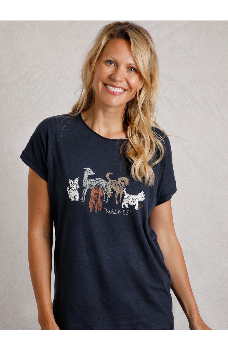 Weird Fish Walkies Slub T-Shirt, Main, color, 