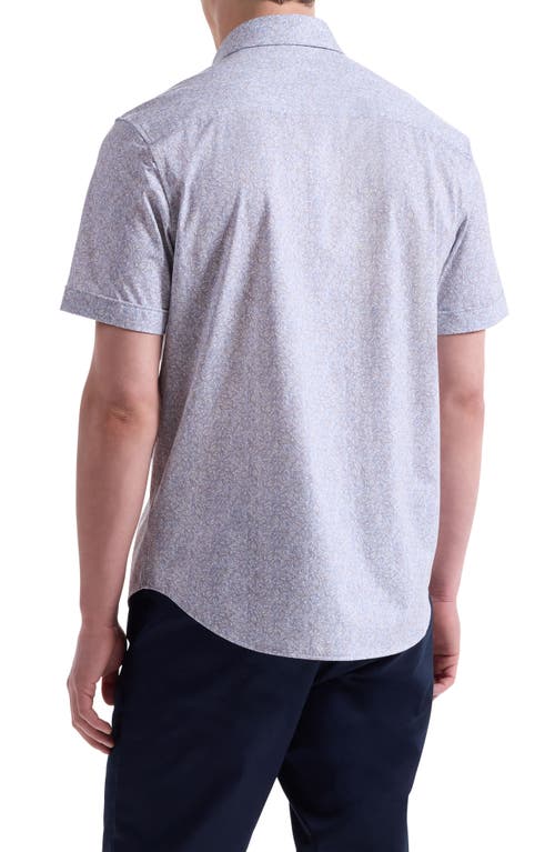 Bugatchi Miles Ooohcotton® Short Sleeve Button-up Shirt