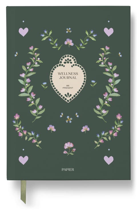 Pressed Flowers Wellness Journal