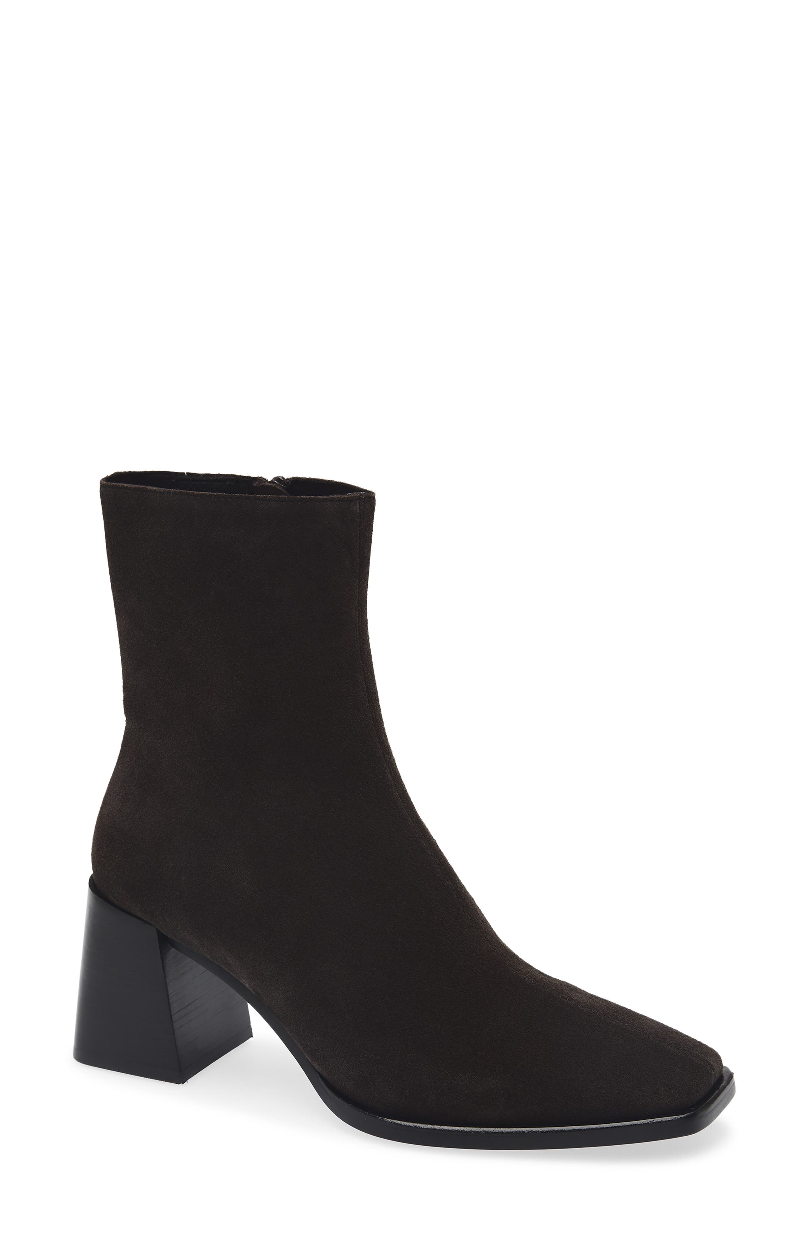 Jeffrey Campbell Sherpal Bootie, Main, color, Slate Suede