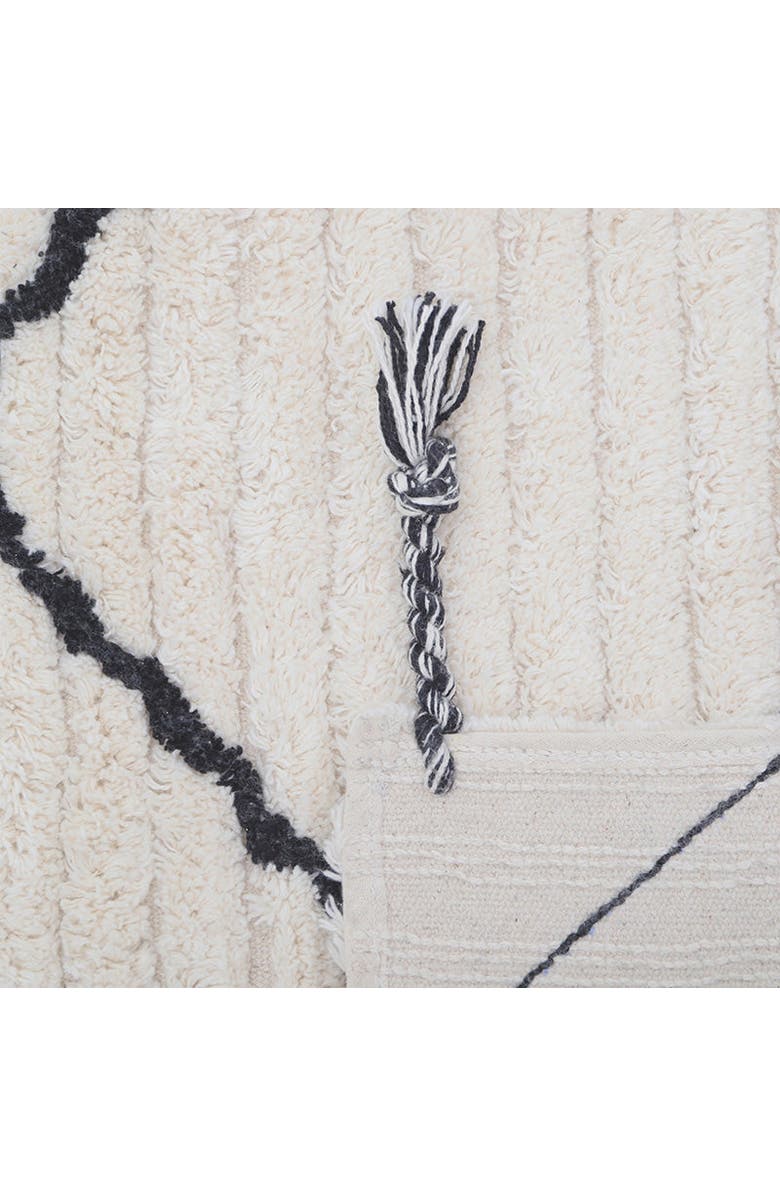 Nattiot Rug Viktor, Alternate, color, Off White / Black