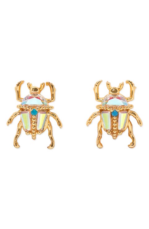 Beetle Stud Earrings