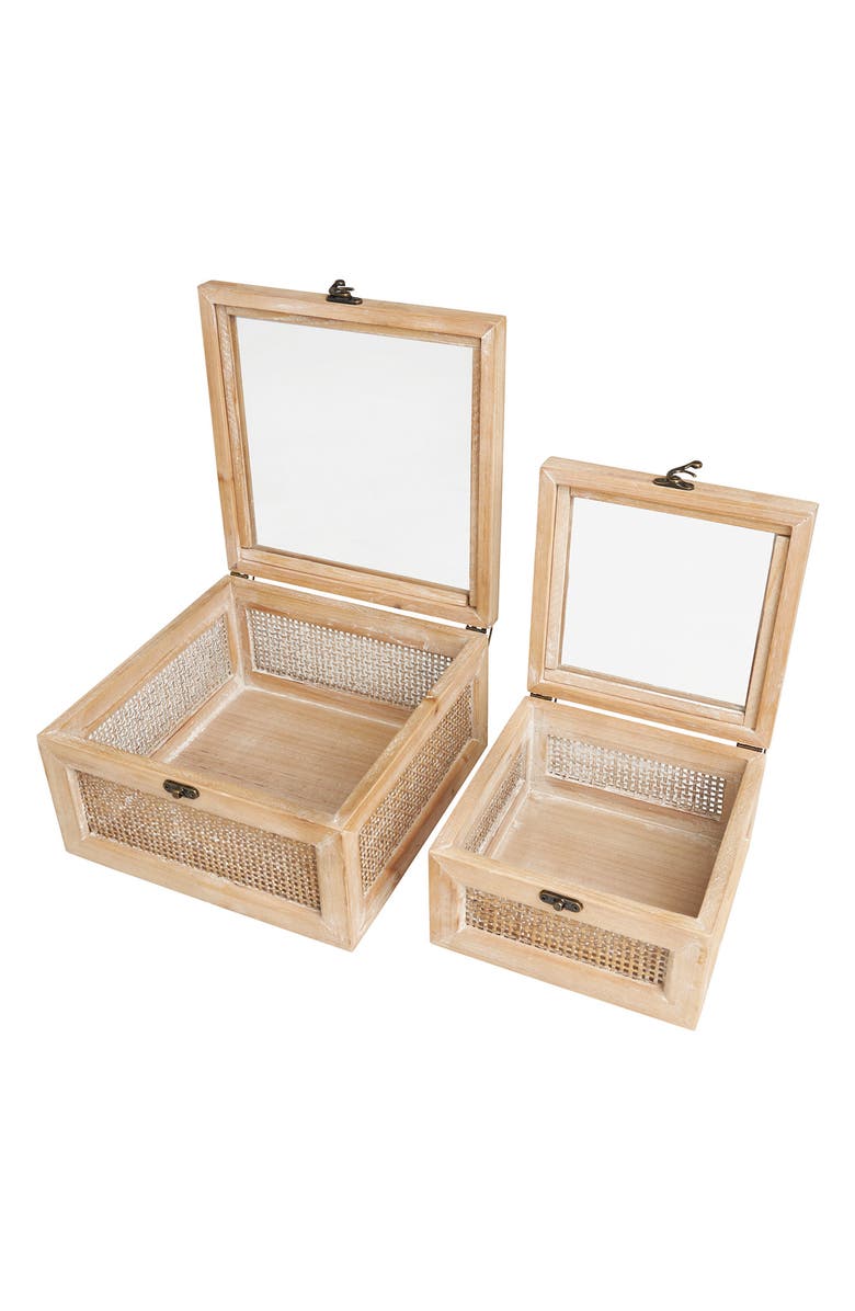 Novogratz Set of 2 Decorative Boxes, Alternate, color,