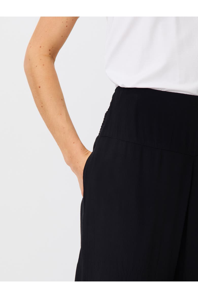 MaPenna High-Waist Draped Trousers, Alternate, color, Black