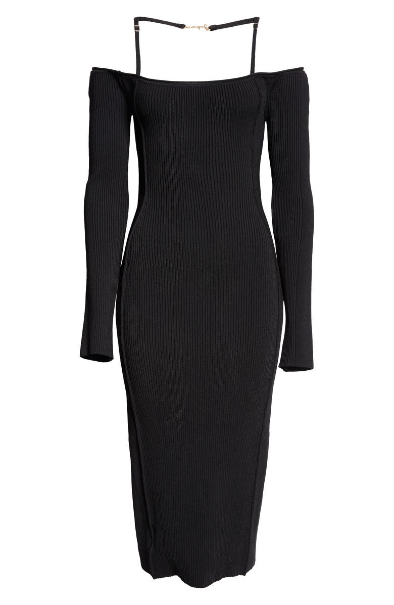 Jacquemus Sierra Long Sleeve Midi Sweater Dress, Alternate, color,