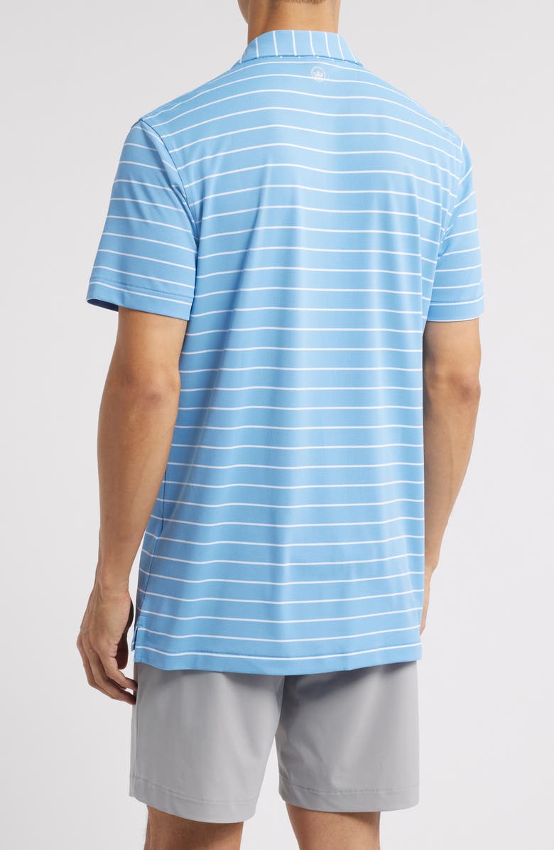 Peter Millar Crown Crafted Coda Performance Mesh Polo, Alternate, color, Fountain Blue