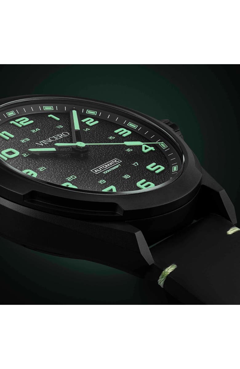 Vincero The Scout Titanium Automatic Strap Watch, 40mm, Alternate, color,