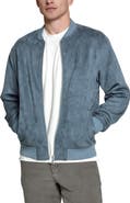 7 Diamonds Evolution Faux Suede Bomber Jacket