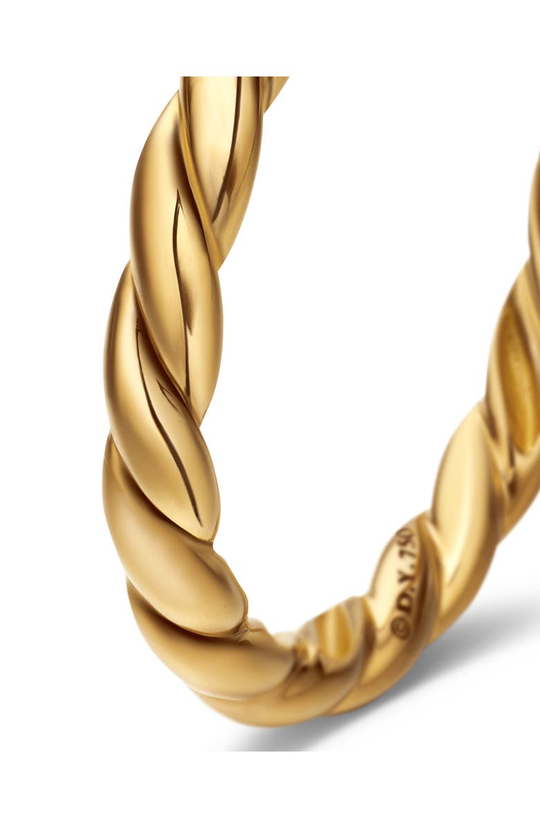 David Yurman Paveflex Ring in 18K Gold, 2.7mm, Alternate, color, Yellow Gold