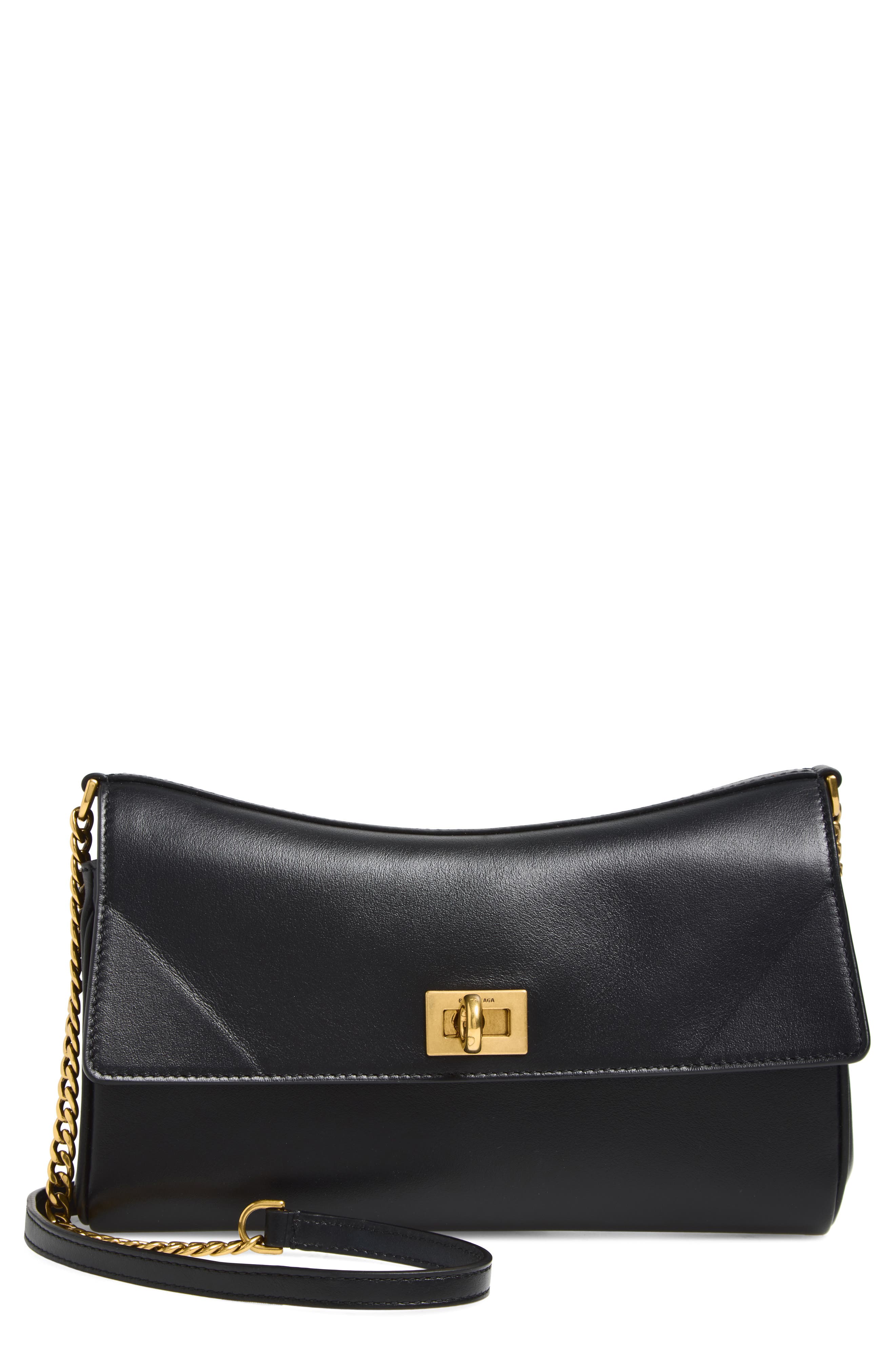 Rodeo Leather Wallet on a Chain, Main, color, 1000 BLACK