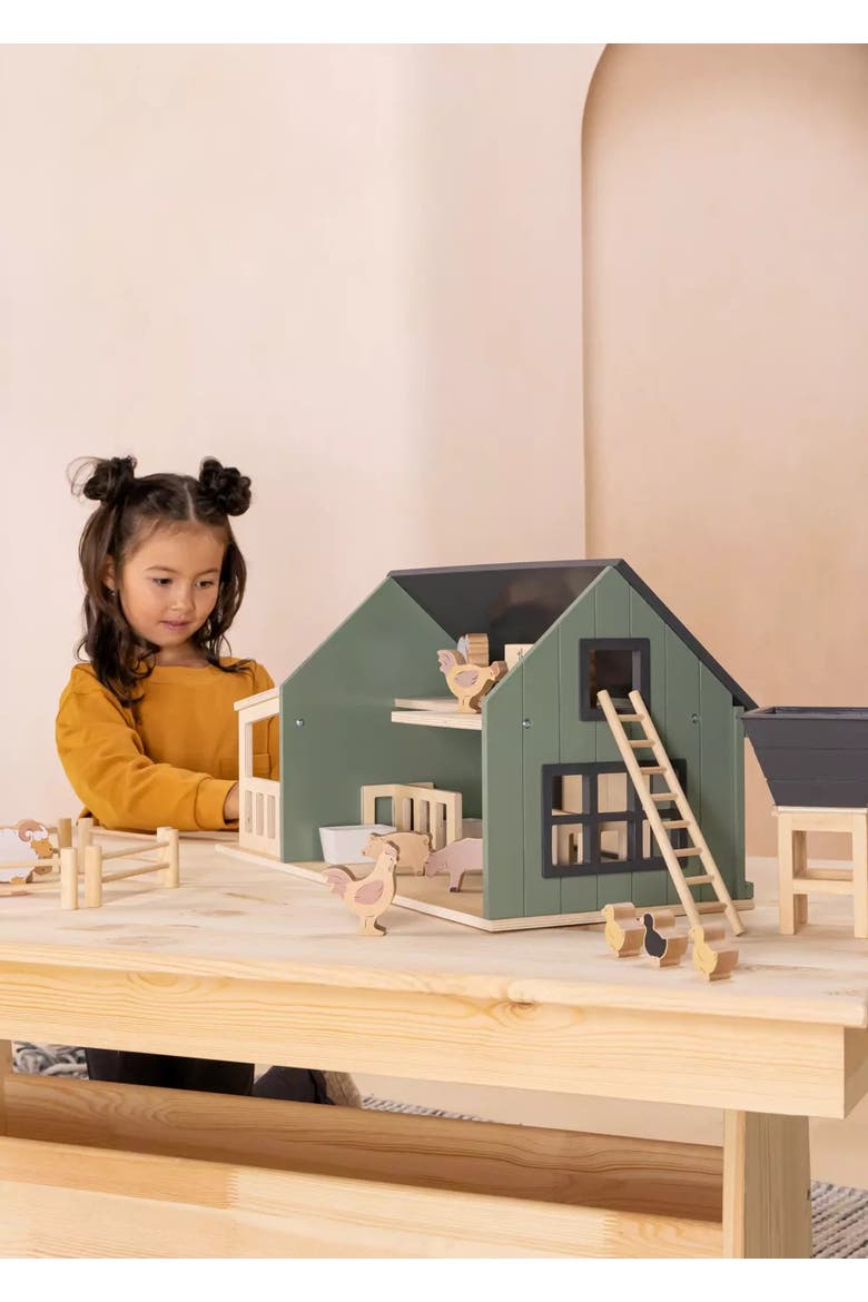 Wooden Farm & Accessories Set, Alternate, color, Multicolor
