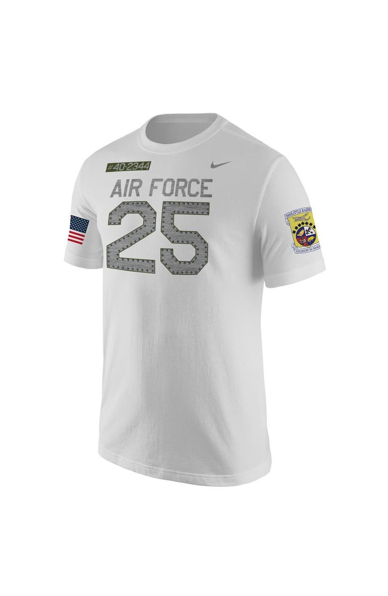 Nike Men's Nike  White Air Force Falcons Rivalry Replica Jersey T-Shirt, Alternate, color, White