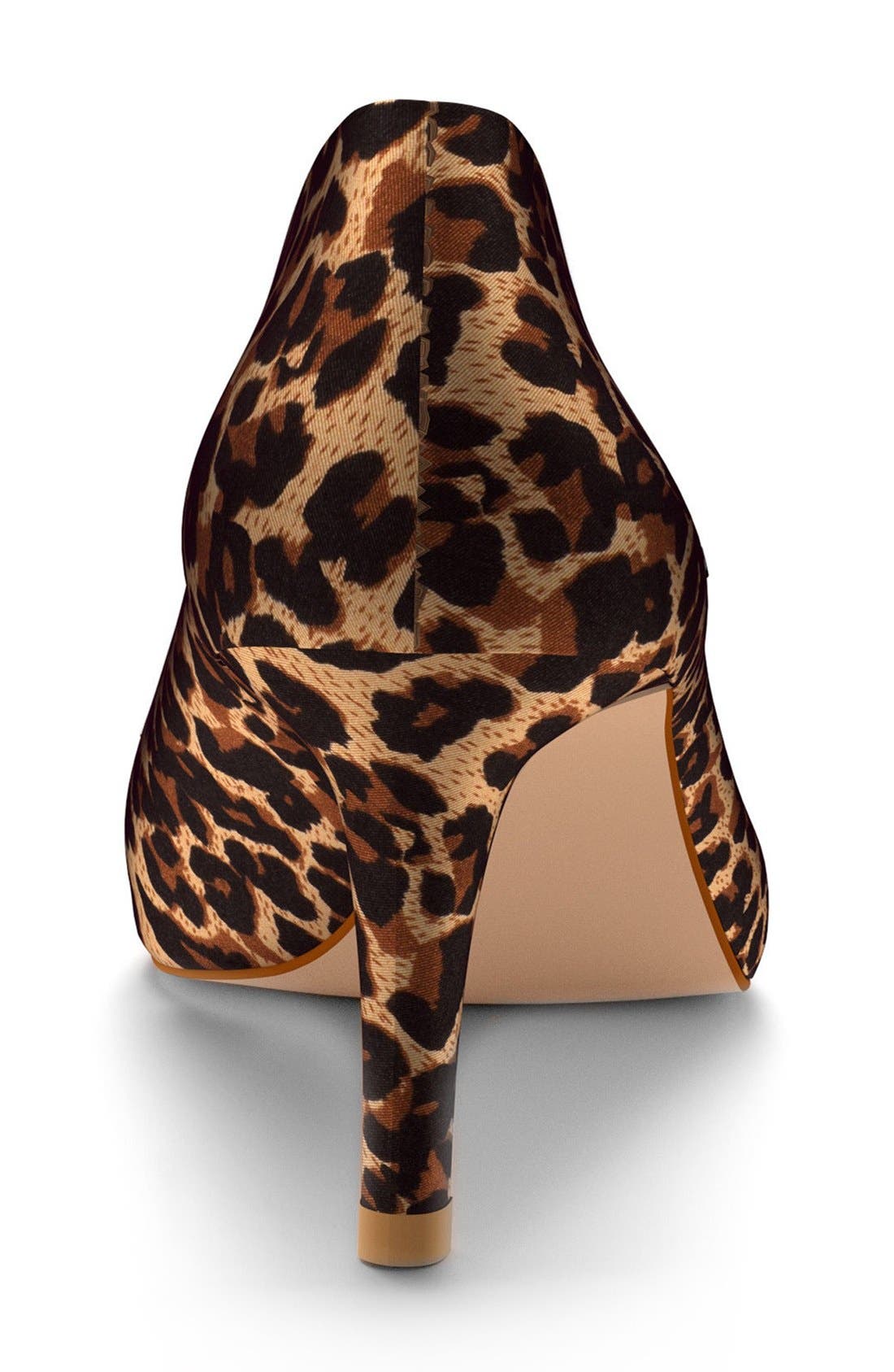 Pointy Toe Mary Jane Pump, Alternate, color, LEOPARD PRINT SATIN