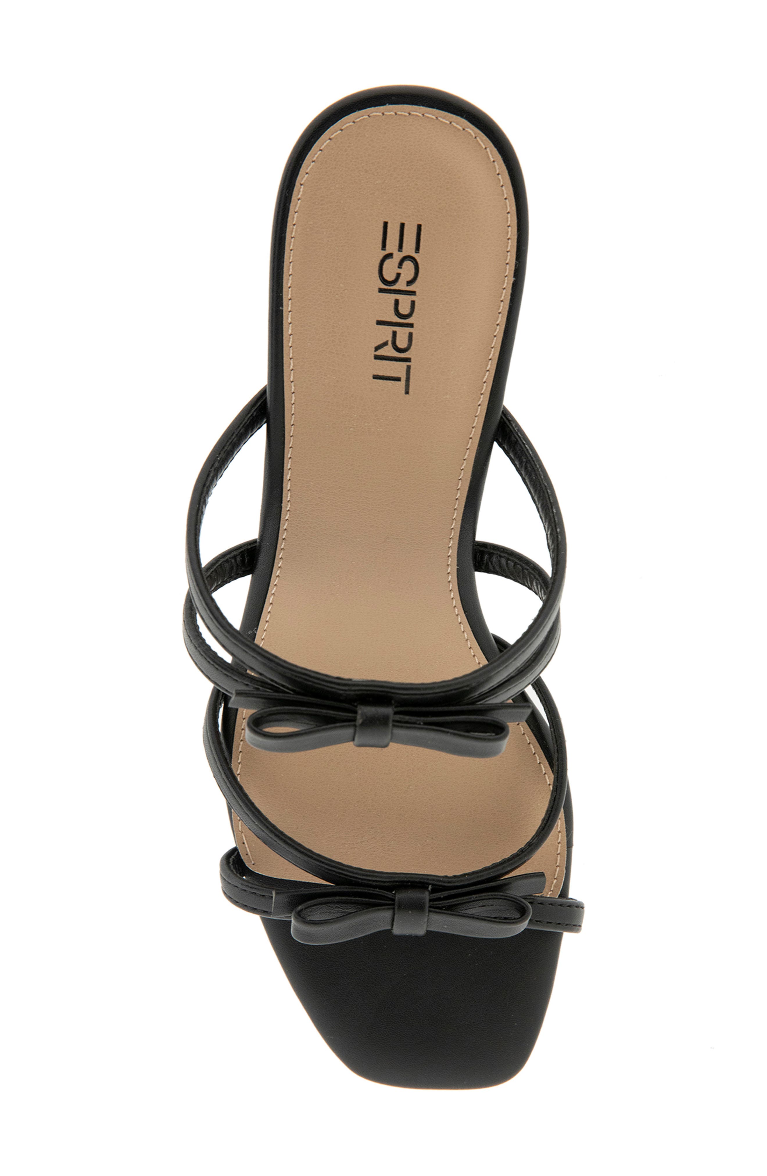 Esprit Cynthia Sandal, Alternate, color, Black Pu
