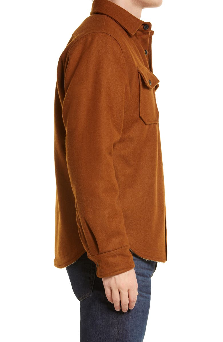 Schott NYC Wool Blend Shirt Jacket, Alternate, color,