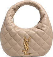 Saint Laurent Baby Icare Quilted Leather Hobo Bag
