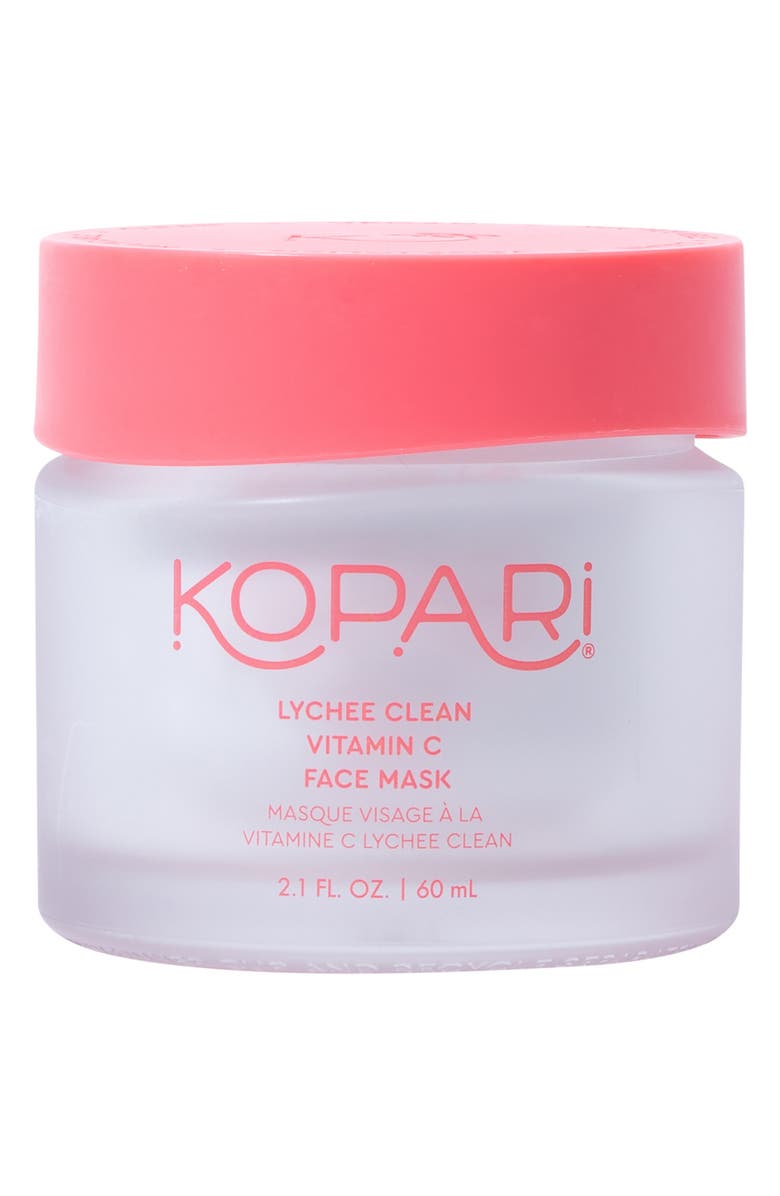 Kopari Lychee Clean Vitamin C Face Mask, Main, color, 