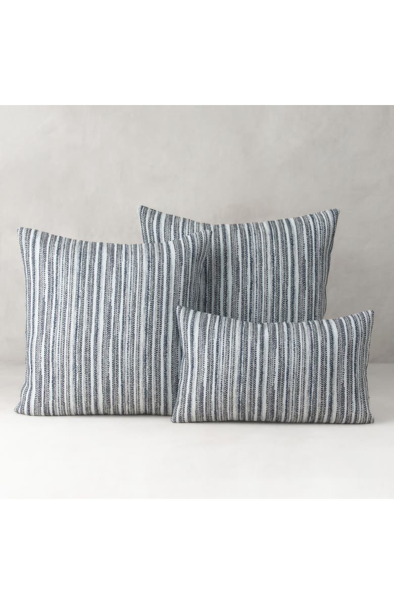 Elaine Smith Endless Indigo Textured Indoor & Outdoor Woven Accent Pillow, Alternate, color, Indigo