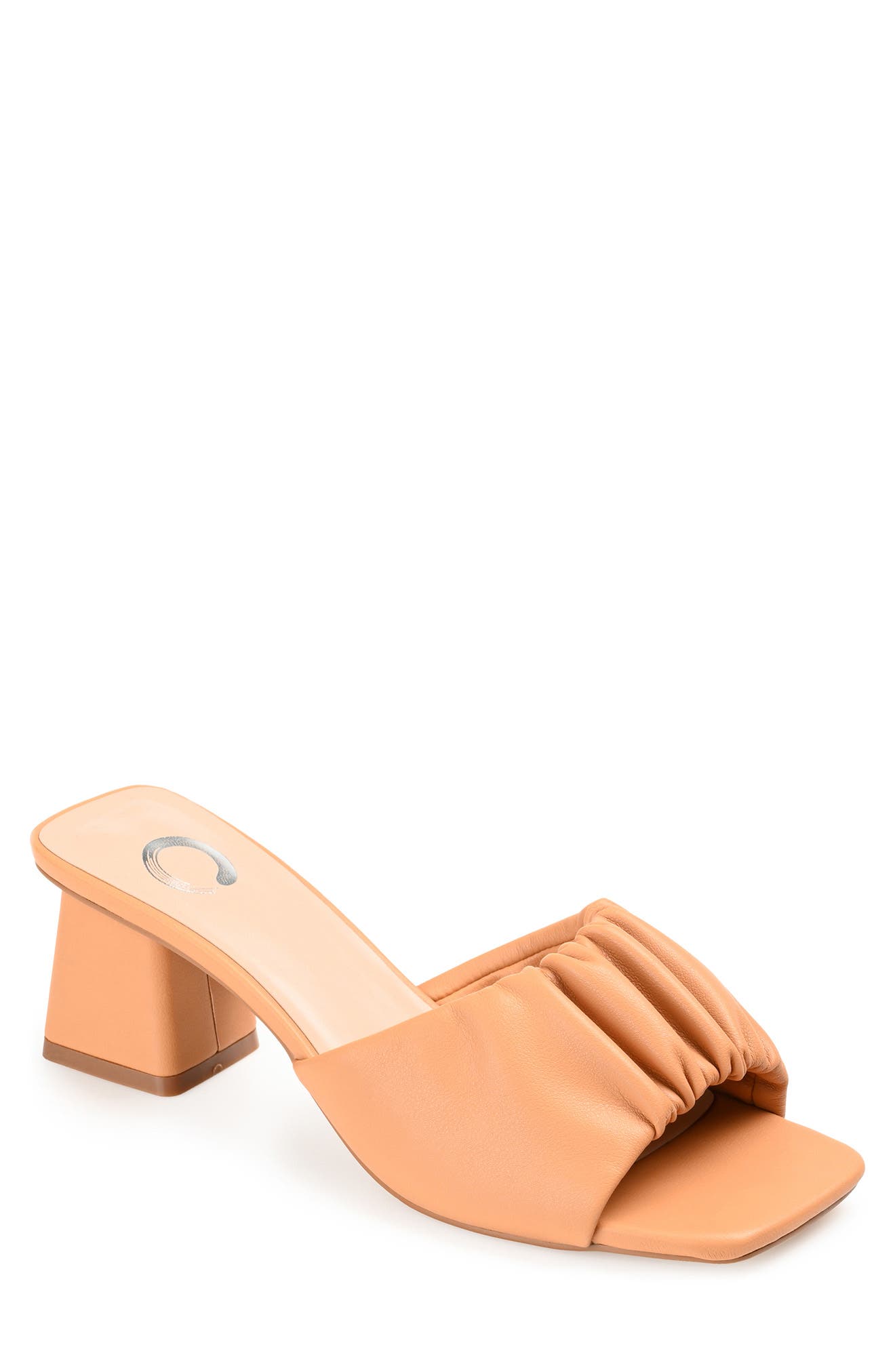 Journee Collection Briarr Heeled Mule, Main, color, Tan