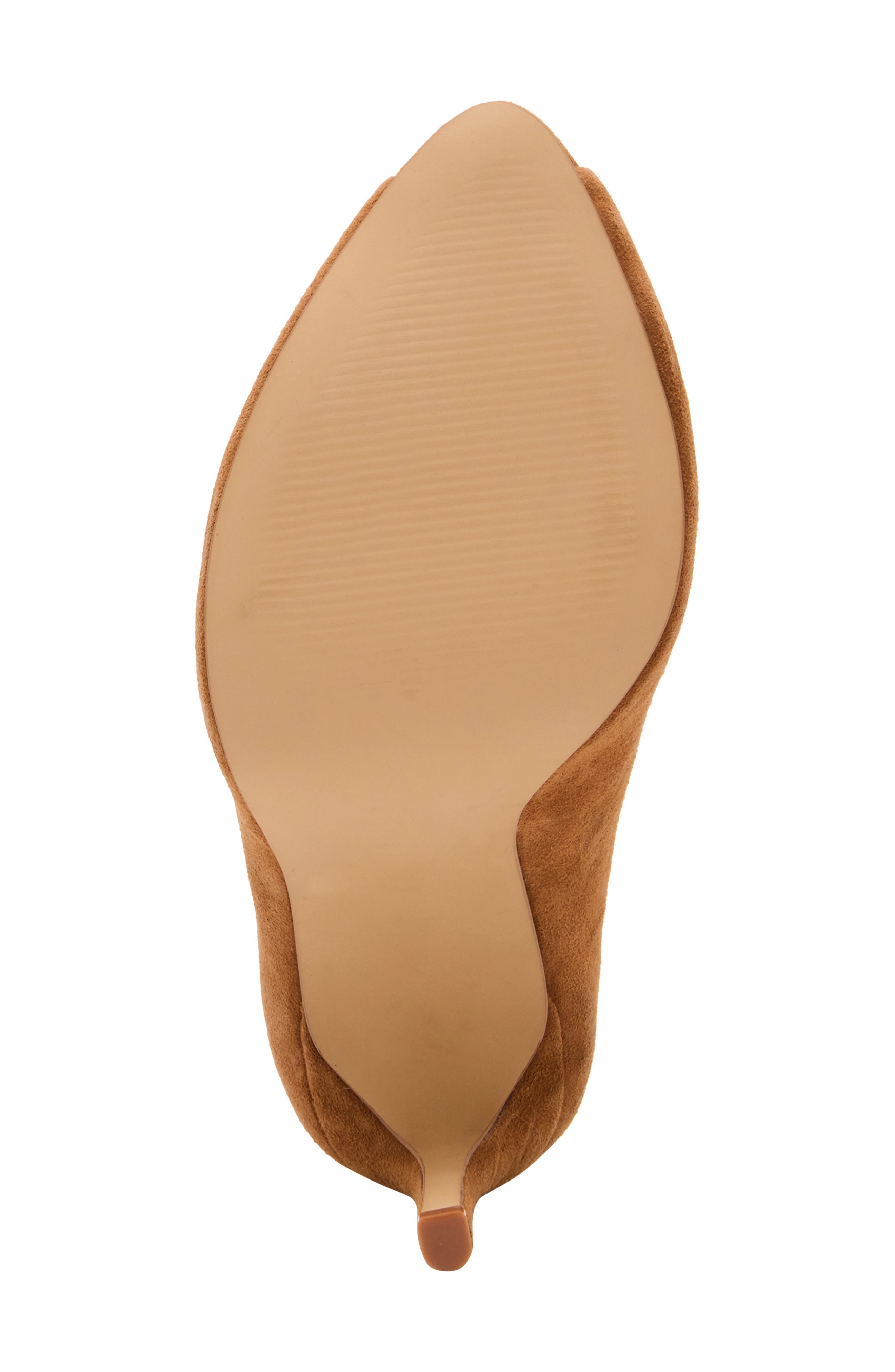 Santino Peep Toe Pump, Alternate, color, CHESNUT SUEDE