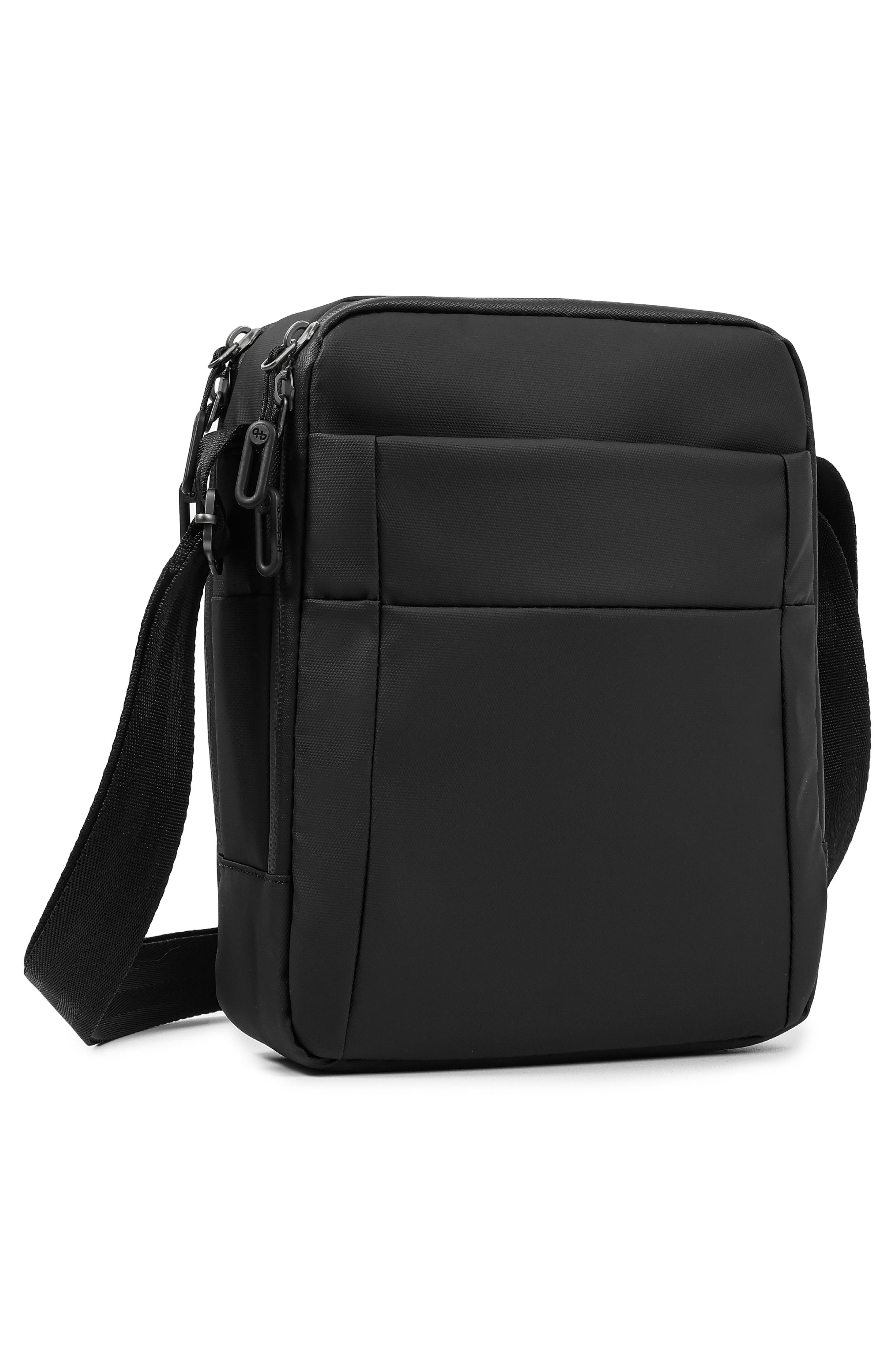 Hedgren Relax RFID Crossbody Bag, Alternate, color, Coated Black
