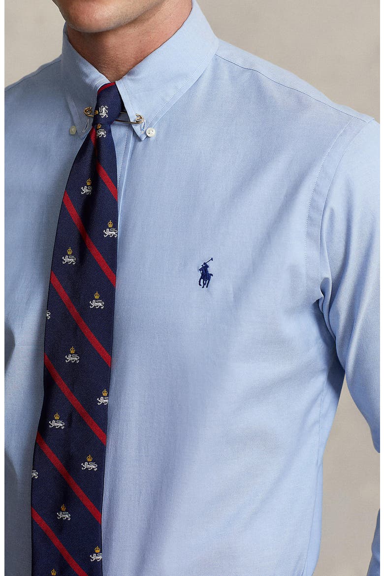 polo ralph lauren pinpoint oxford dress shirt Ralph Lauren Classic Fit, Pinpoint Oxford Dress Shirt French Rose 16.5 34-35