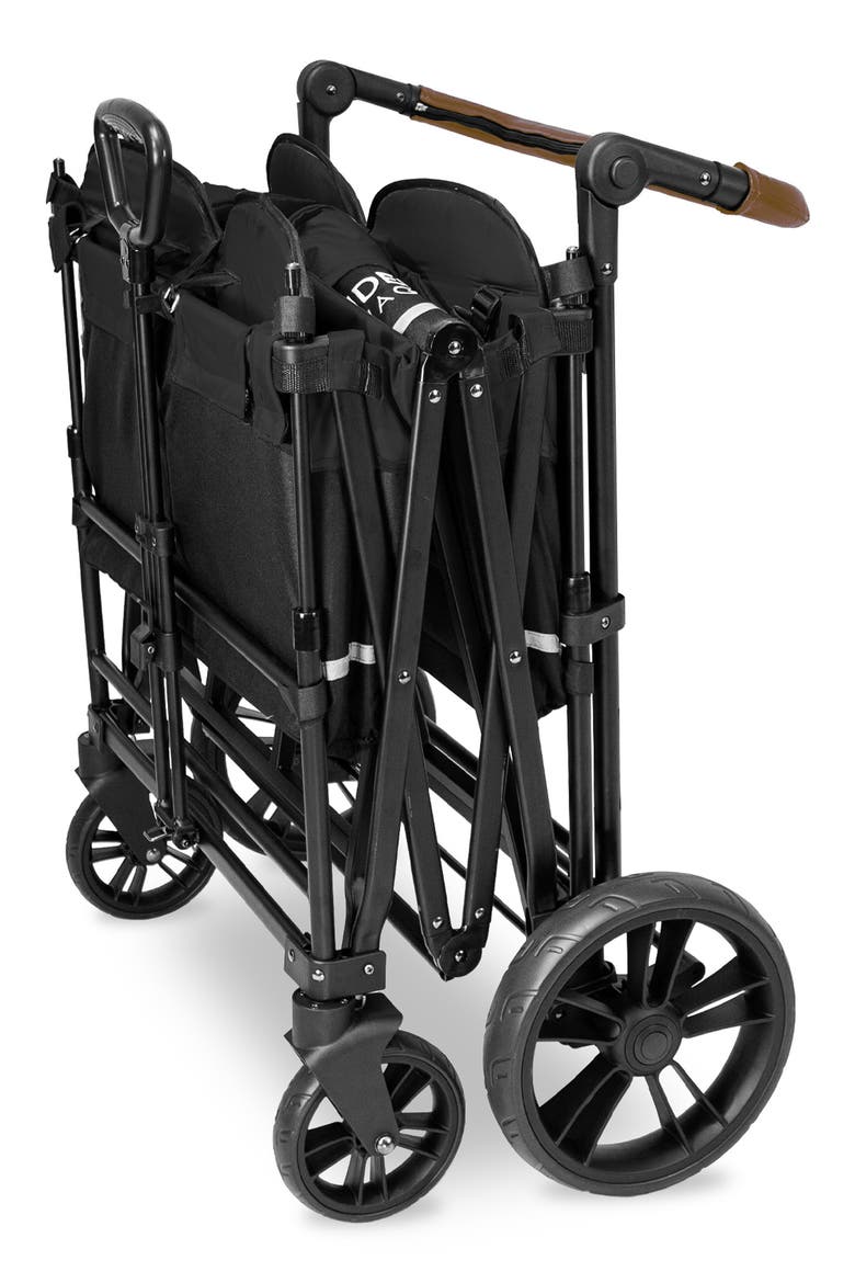 Wagon Push/Pull Quad Stroller Wagon - Black, Alternate, color, BLACK