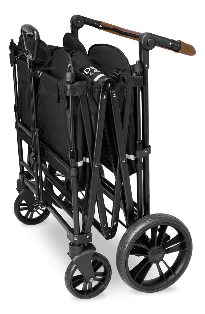 WonderFold Wagon Push/Pull Quad Stroller Wagon - Black, Alternate, color, Black