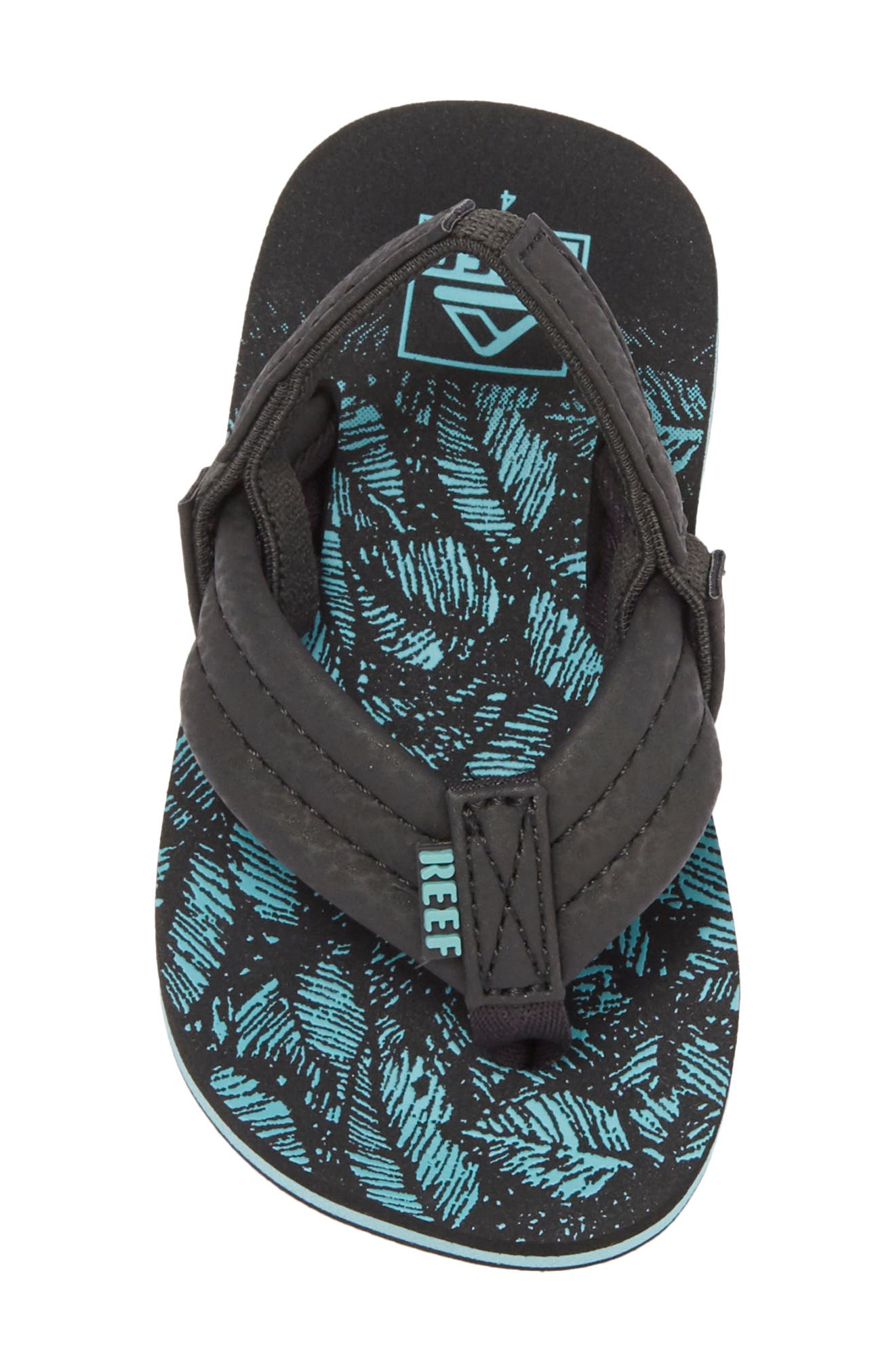 Reef Kids' Little Ahi Flip Flop, Alternate, color, Aquifer Palm