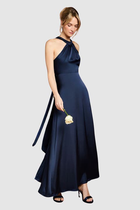 Petite Halterneck Maxi Dress