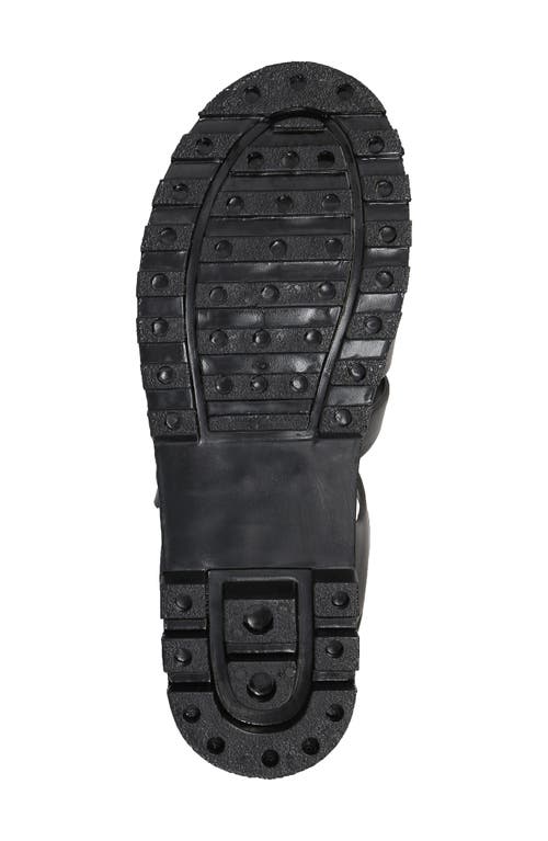 Mia Jelly Fisherman Sandal In Black