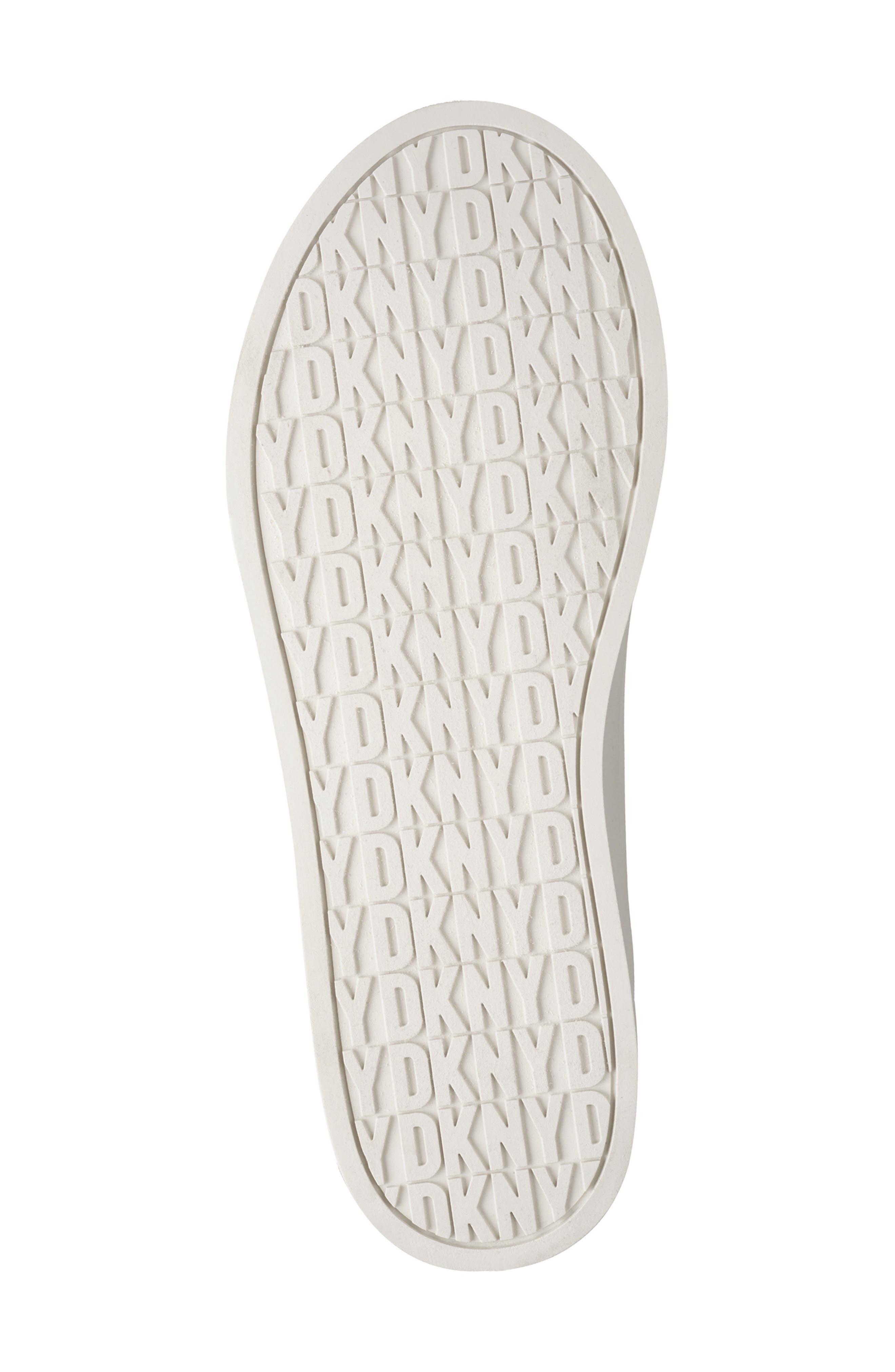 DKNY Yaser Mid Sneaker, Alternate, color, Bright White