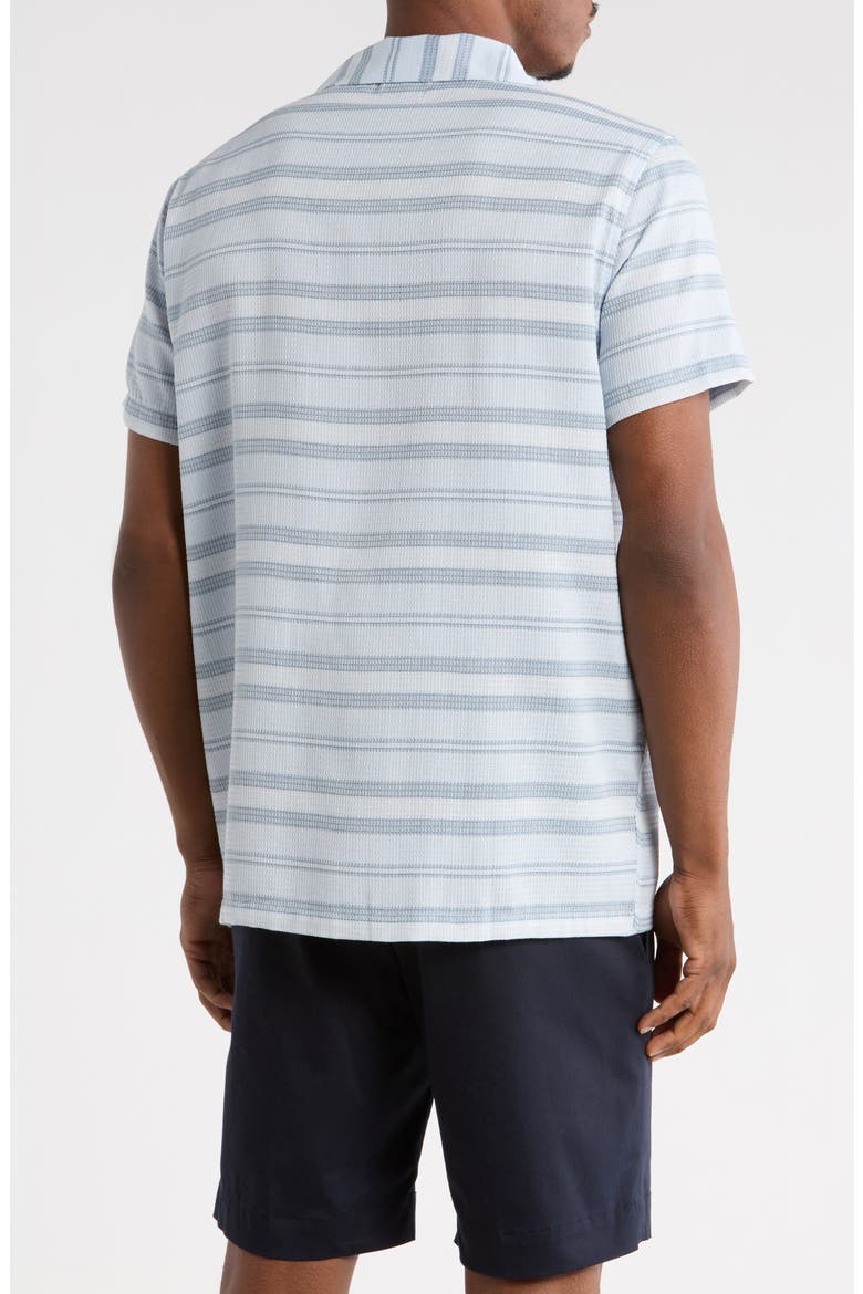 Textured Yarn Dye Stripe Shirt, Alternate, color, LIGHT BLUE