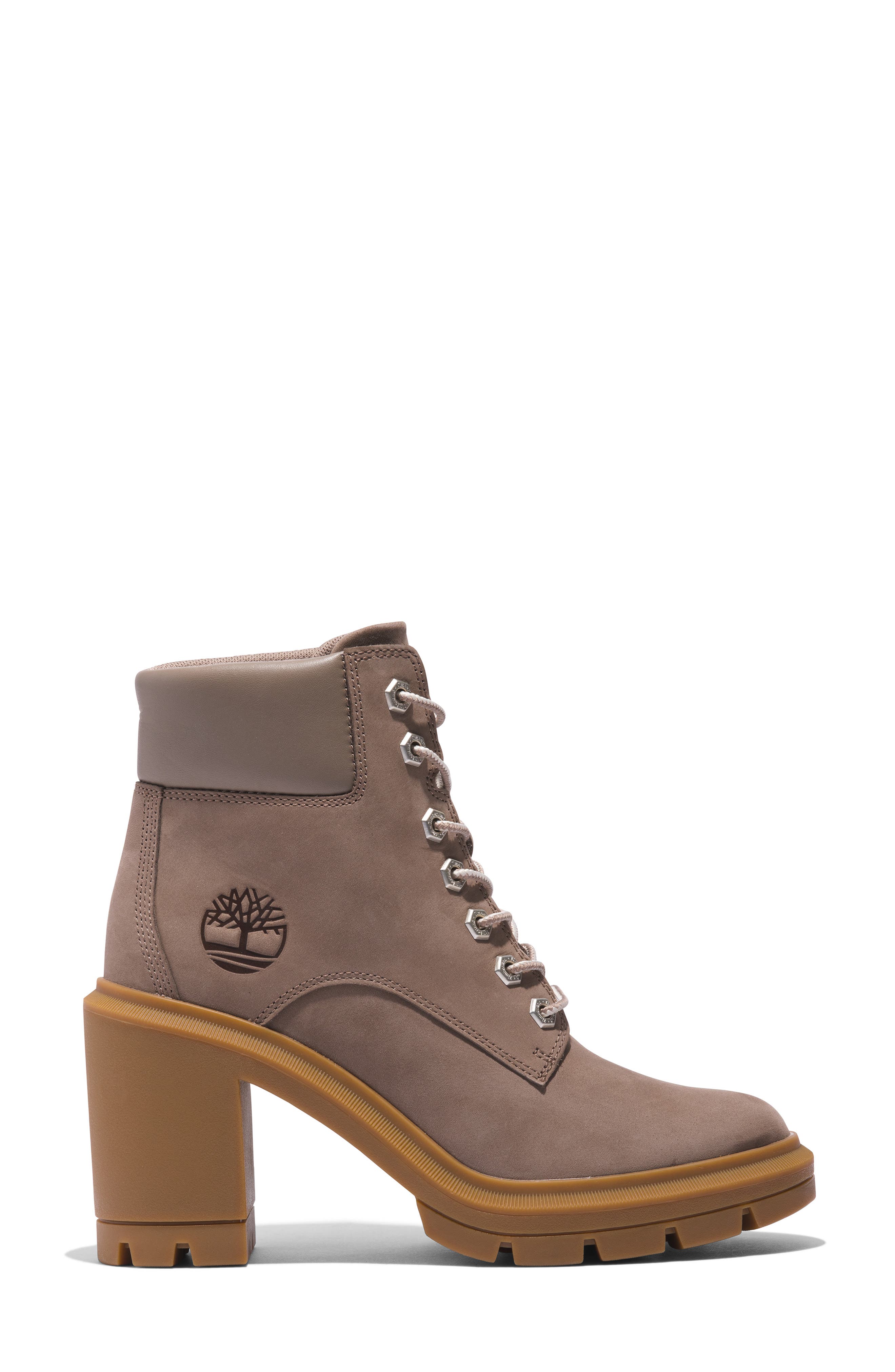 Timberland Allington Heights Block Heel Boot, Alternate, color, Taupe Gray