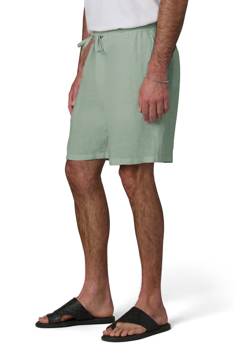 Joe's Linen Drawstring Shorts, Alternate, color, Green Milieu