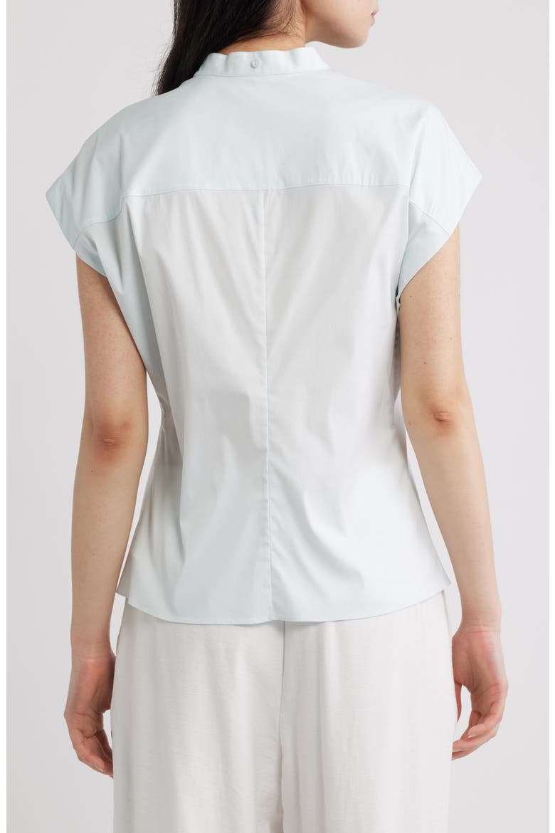 Good Sleeveless Button-Up Shirt, Alternate, color, PALE BLUE - G48