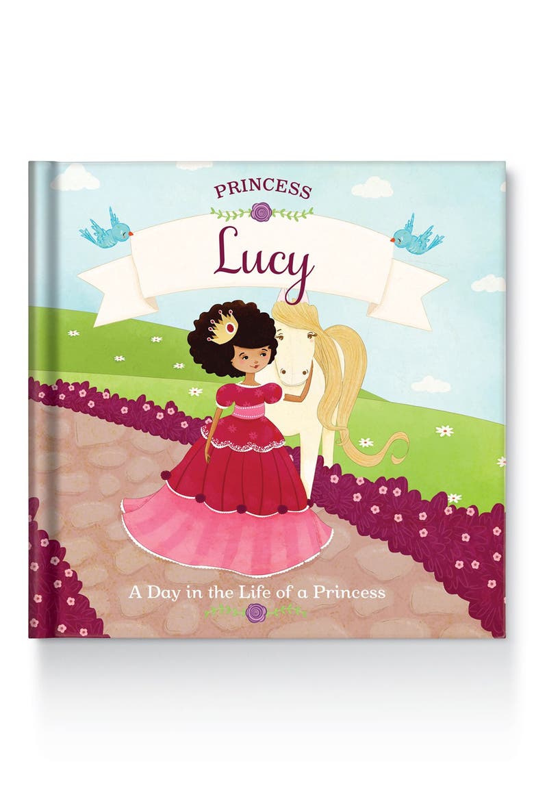 'Princess' Personalized Book, Main, color, BROWN