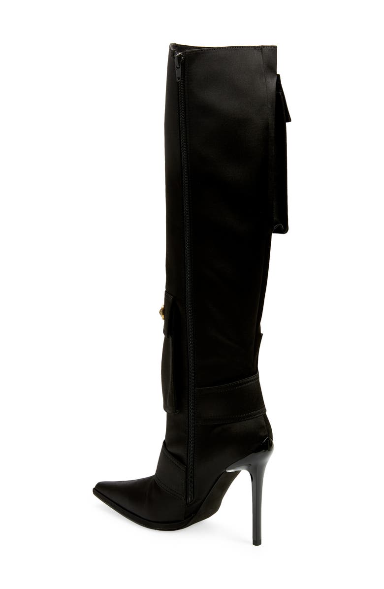 Jeffrey Campbell Pocketed Pointed Toe Knee High Boot, Alternate, color, 