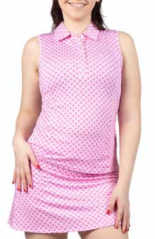 TailorByrd Geo Floral Polo Tank