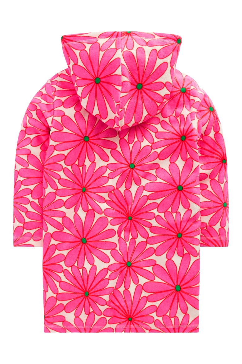 Kids' Romie Towelling Floral Cover-Up Dress, Alternate, color, KNOCKOUT PINK GIANT DAISY