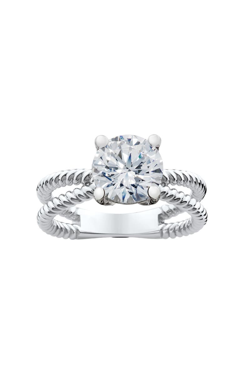 Bliss Diamond Certified 2.20Ct Round Excellent Cut Diamond Engagement Ring Gold Lab Grown, Main, color, 