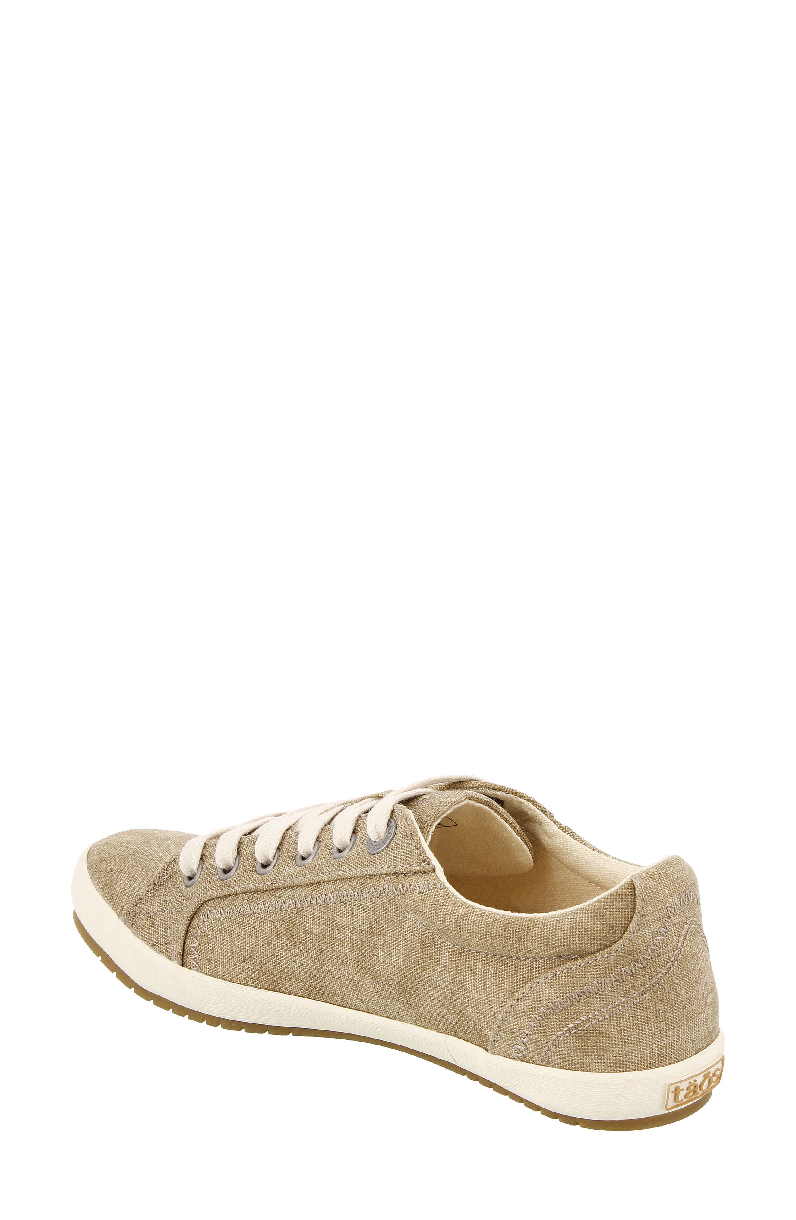 'Star' Sneaker, Alternate, color, KHAKI WASHED CANVAS