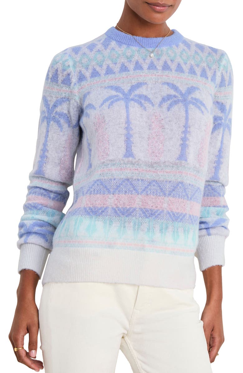vineyard vines Fair Isle Sweater Alpaca & Merino Wool Blend Sweater, Main, color, 