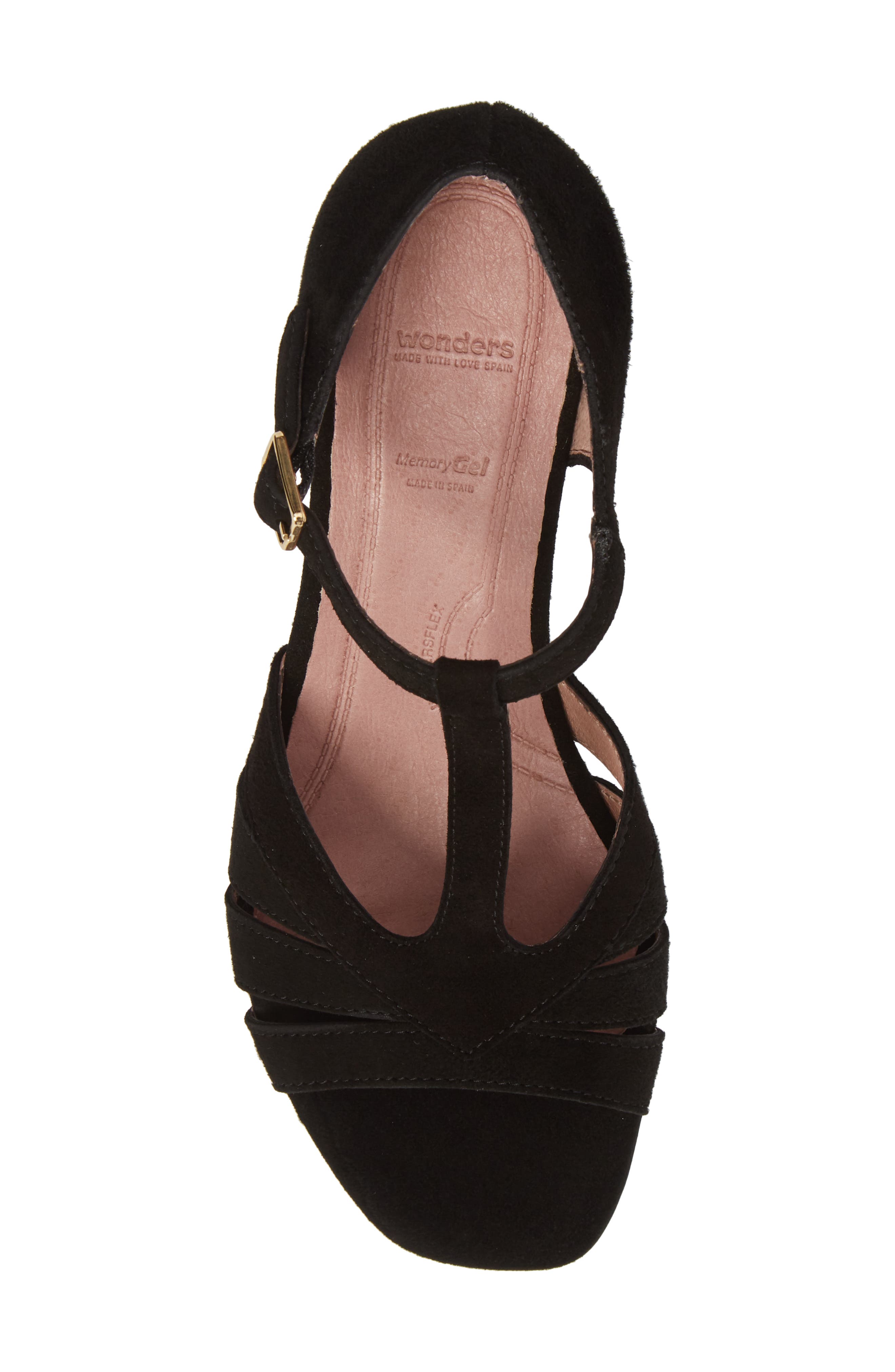 Wonders Block Heel Sandal, Alternate, color, 