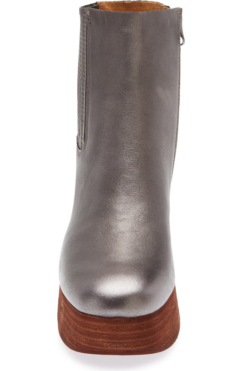 Kork-Ease<sup>®</sup> Platform Bootie, Alternate, color, Silver Leather