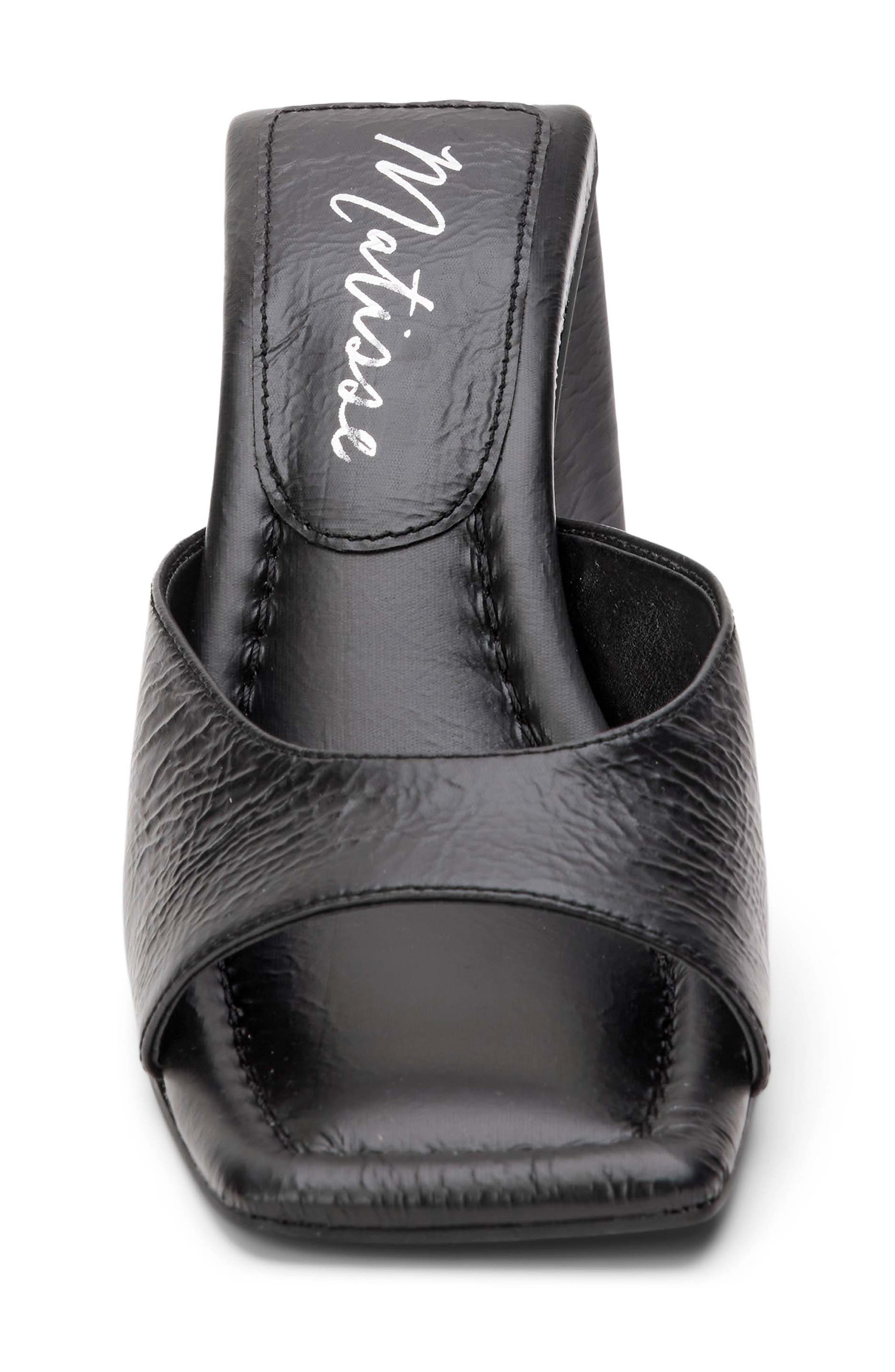 Regan Slide Sandal, Alternate, color, BLACK SYNTHETIC