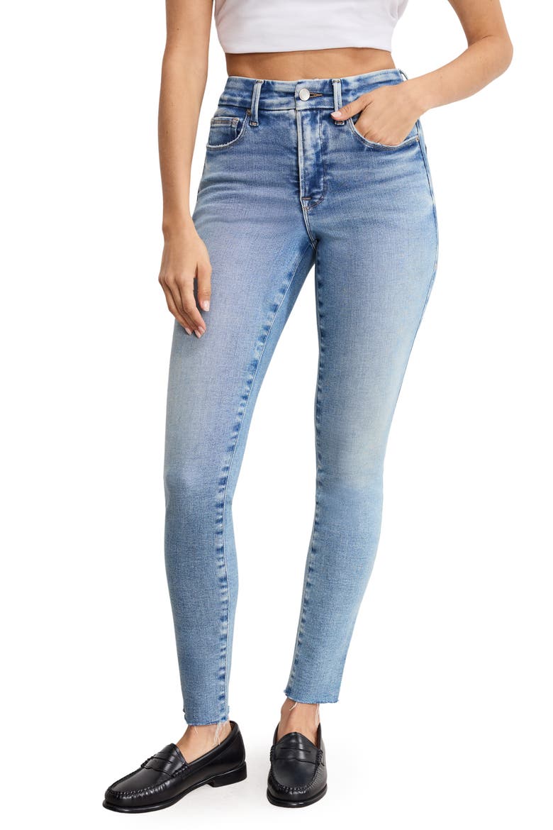 Soft Tech Skinny Jeans, Main, color, INDIGO1076
