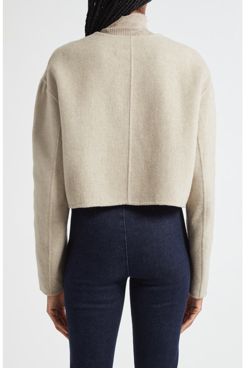 Philips Crop Wool Blend Jacket, Alternate, color, OATMEAL MELANGE