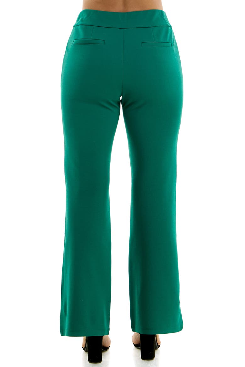 Bell Bottom Flare Pants, Alternate, color, KELLY GREEN